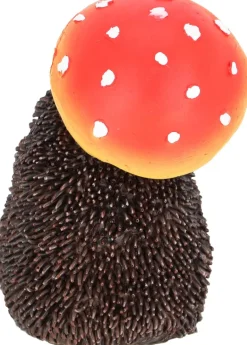 Champignon amanite en polyrésine (Amanite avec hérisson)