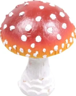 Champignon amanite tue-mouche en résine Forest