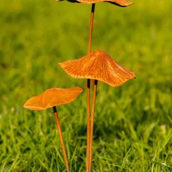Champignon sur pic en métal rouillé (Modèle S)