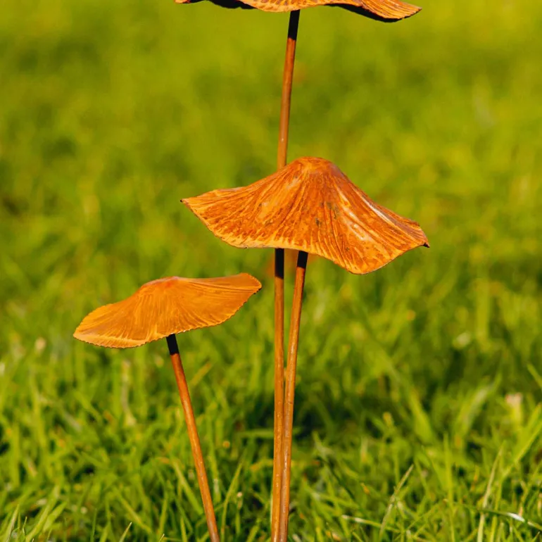 Champignon sur pic en métal rouillé (Modèle S)