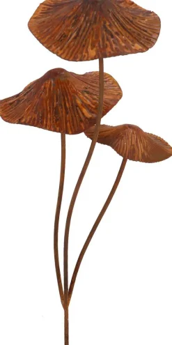 Champignon sur pic en métal rouillé (Modèle S)