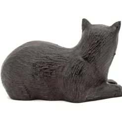 Chat décoratif en fonte