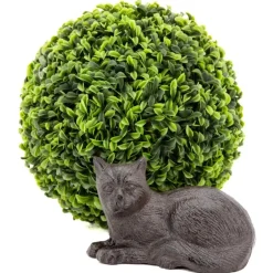 Chat décoratif en fonte