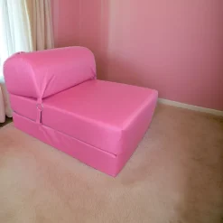 Chauffeuse en tissu enduit Seattle (Rose)