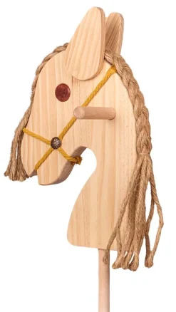 Cheval avec manche en bois Caballo