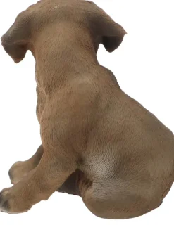 Chiot dogue allemand assis en résine