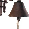 Cloche de jardin fleurs en fonte
