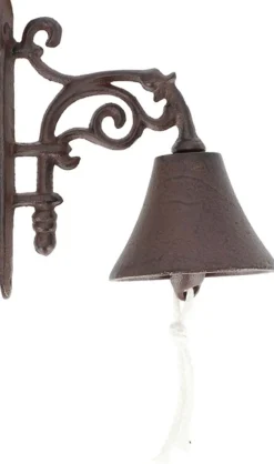 Cloche de jardin fleurs en fonte