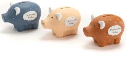 Cochon tirelire Ma première tirelire (Orange)