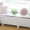 Coffre de rangement en pin 85L