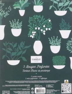 Coffret 3 bougies Nature candles