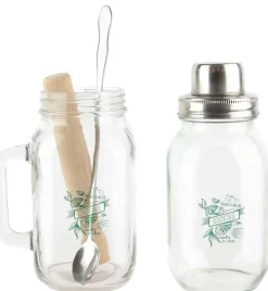 Coffret cocktail Mason jar ustensiles et recettes