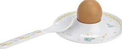 Coffret coquetier avec cuillère (Indien)