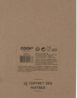 Coffret couteau à huitres et 4 fourchettes en acier inoxydable