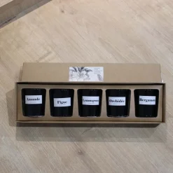 Coffret de 5 bougies parfumées Intemporels