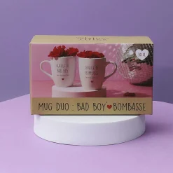 Coffret 2 mugs inscriptions humour