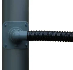 Collecteur d'eau anthracite pour gouttière circulaire (Pour descente circulaire 80 mm)