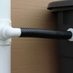 Collecteur d'eau blanc pour gouttière circulaire (Pour descente circulaire 100 mm)