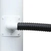 Collecteur d'eau blanc pour gouttière circulaire (Pour descente circulaire 80 mm)