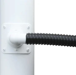 Collecteur d'eau blanc pour gouttière circulaire (Pour descente circulaire 80 mm)