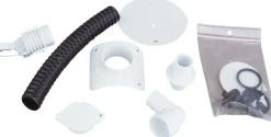 Collecteur d'eau blanc pour gouttière circulaire (Pour descente circulaire 80 mm)