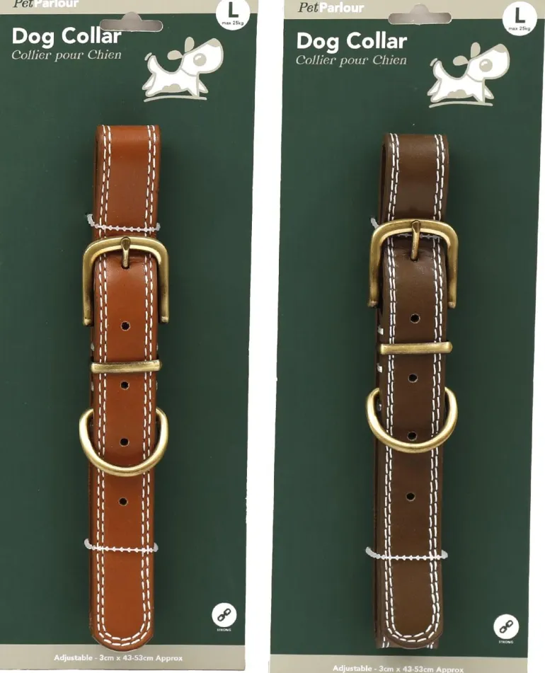 Collier en polyuréthane pour chien (Lot de 2) (L - 53 cm)