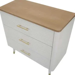 Commode en bois de frêne Matera 78 x 37 x 80 cm