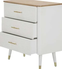 Commode en bois de frêne Matera 78 x 37 x 80 cm