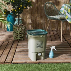 Composteur de cuisine avec robinet Biodéchets