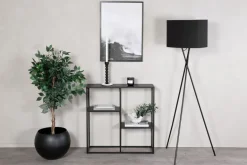 Console en acier noir Staal