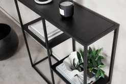 Console en acier noir Staal