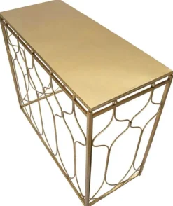 Console en métal doré Arab 96.5 x 41 x 78 cm
