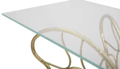 Console en métal doré Butterfly 110 x 40 x 76 cm