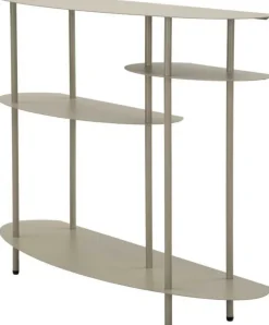 Console en métal Saturn 118 x 34 x 82 cm (Gris)