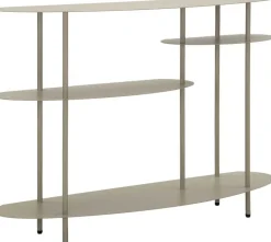 Console en métal Saturn 118 x 34 x 82 cm (Gris)