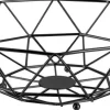 Corbeille filaire géométrique 26 cm (Noir)