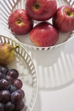 Corbeille à fruits en métal Tower (Blanc)