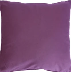 Coussin carré pour dossier de canapé 60 cm (Aubergine)
