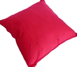 Coussin carré pour dossier de canapé 60 cm (Rouge)