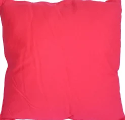 Coussin carré pour dossier de canapé 60 cm (Rouge)