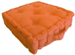 Coussin de sol en coton 40 cm (Orange)