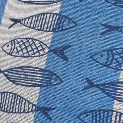 Coussin en coton Sea 45 x 45 cm (Poissons)