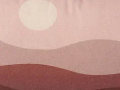 Coussin en coton 50 x 30 cm Sunset (Rose clair)