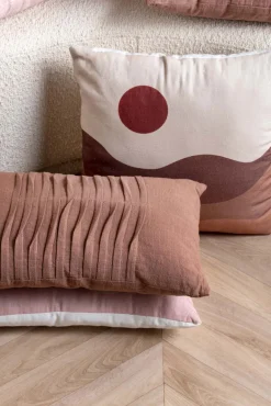 Coussin en coton 45 x 45 cm Sunset (Sable)
