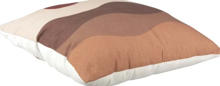 Coussin en coton 45 x 45 cm Sunset (Sable)