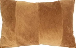 Coussin en velours Velvet 60 x 40 cm (Chocolat)