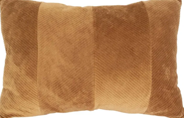 Coussin en velours Velvet 60 x 40 cm (Chocolat)