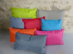 Coussin extérieur carré 45 cm Sun (Gris Clair)