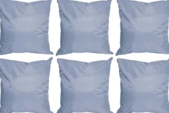 Coussin extérieur carré 45 cm Sun (Lot de 6) (Gris clair)