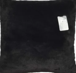 Coussin imitation fourrure 40 x 40 cm Opulence (Noir)